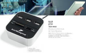 Podium USB Hub and Card Reader